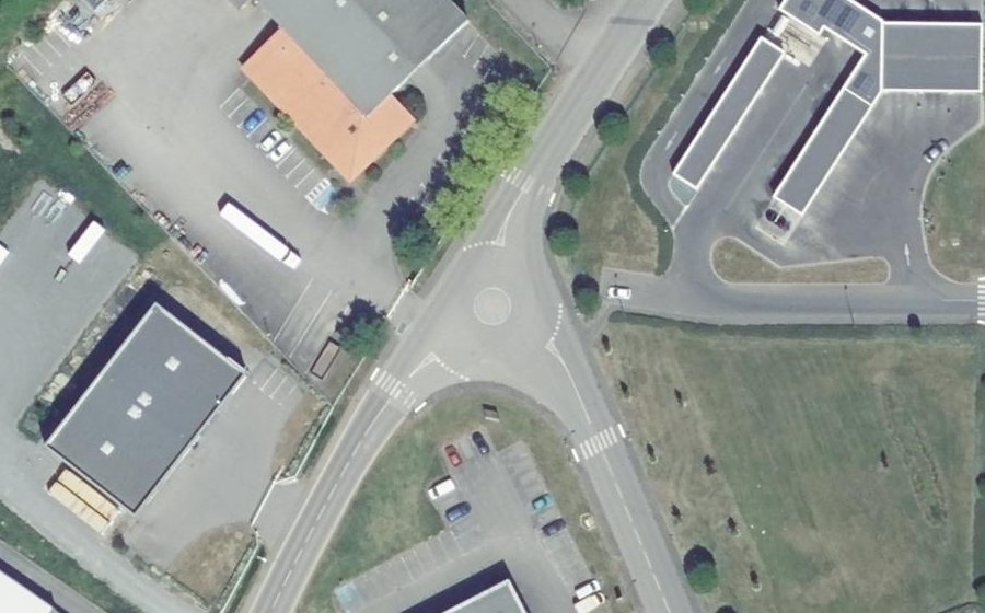 Vue aérienne du Mini-giratoire n°1191309483