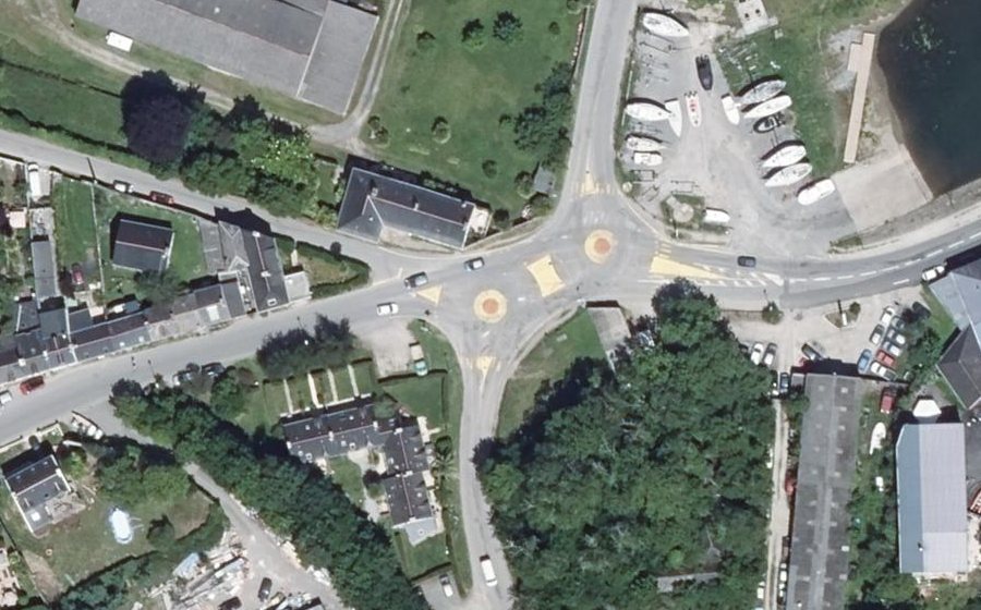 Vue aérienne du Mini-giratoire n°1191464073
