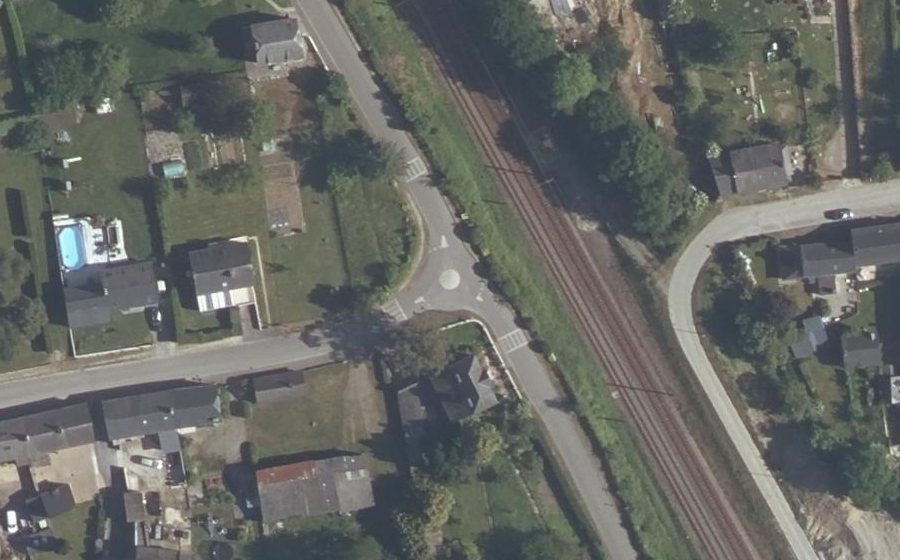 Vue aérienne du Mini-giratoire n°1192446702