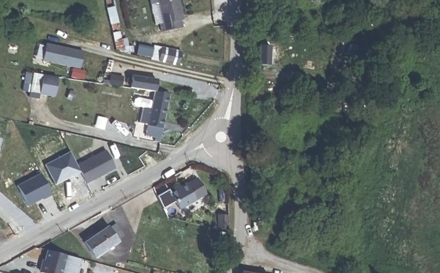 Vue aérienne du Mini-giratoire n°1196037100