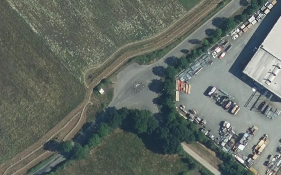 Vue aérienne du Rond-point anonyme n°1011962252