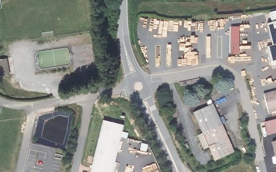 Vue aérienne du Mini-giratoire n°1196608134