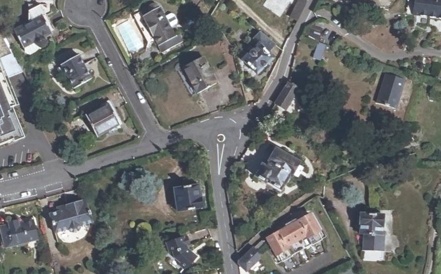 Vue aérienne du Mini-giratoire n°1202065335