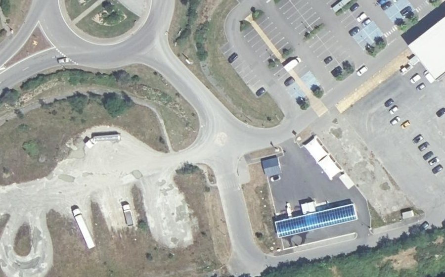 Vue aérienne du Mini-giratoire n°1204600007