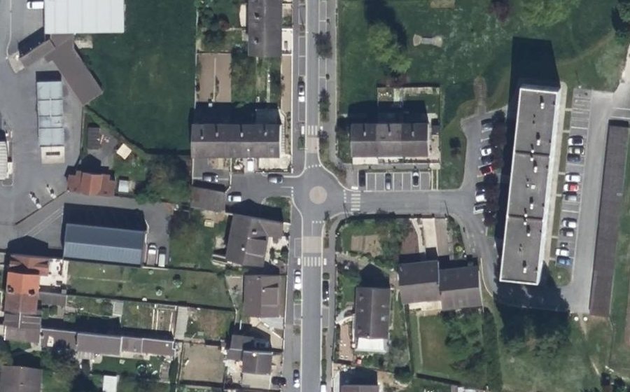 Vue aérienne du Mini-giratoire n°1204804887