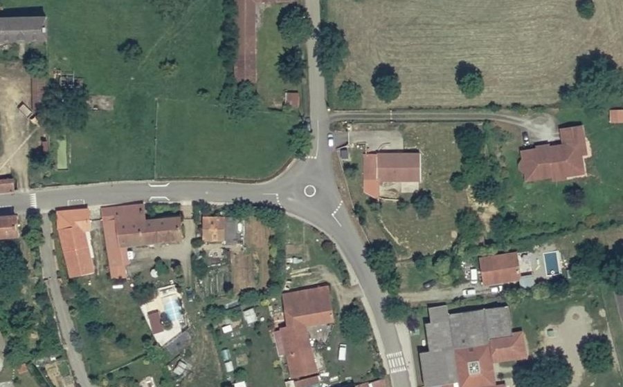 Vue aérienne du Mini-giratoire n°1207606232