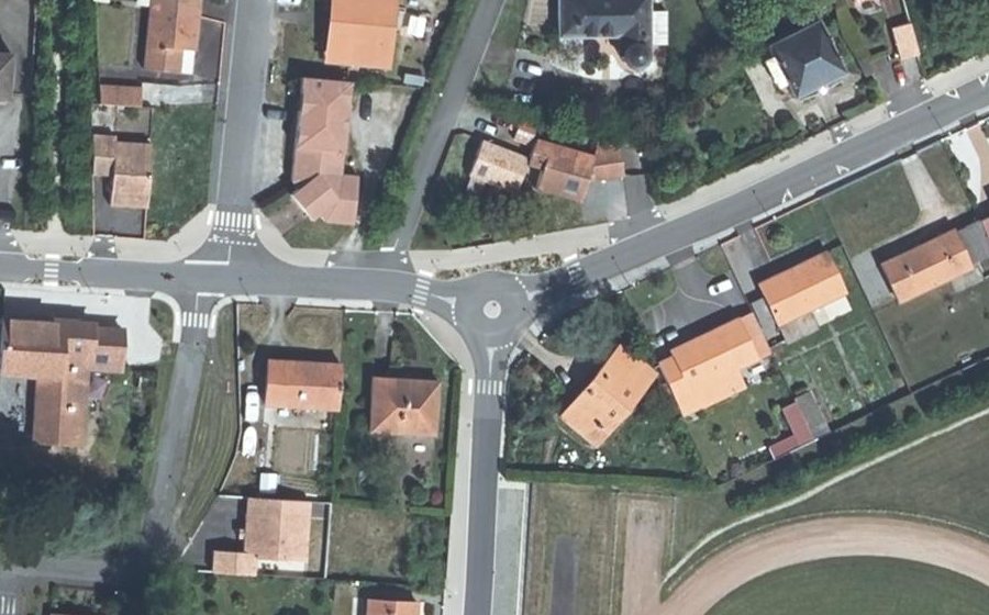 Vue aérienne du Mini-giratoire n°1210709887