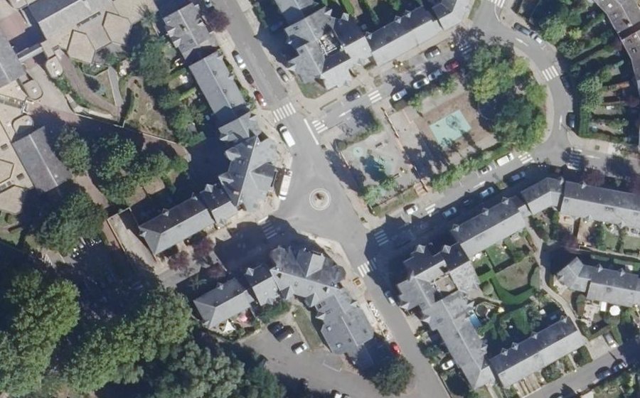 Vue aérienne du Mini-giratoire n°1211191798