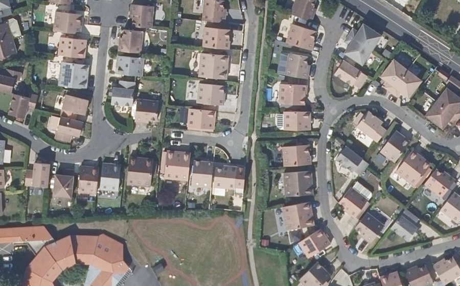 Vue aérienne du Mini-giratoire n°1213925002