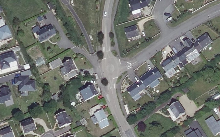 Vue aérienne du Mini-giratoire n°1214792832