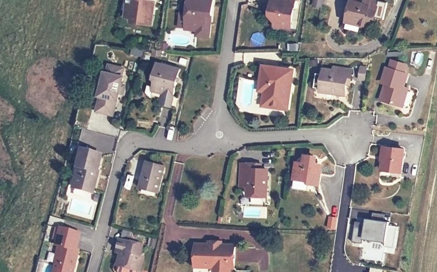 Vue aérienne du Mini-giratoire n°1215537190