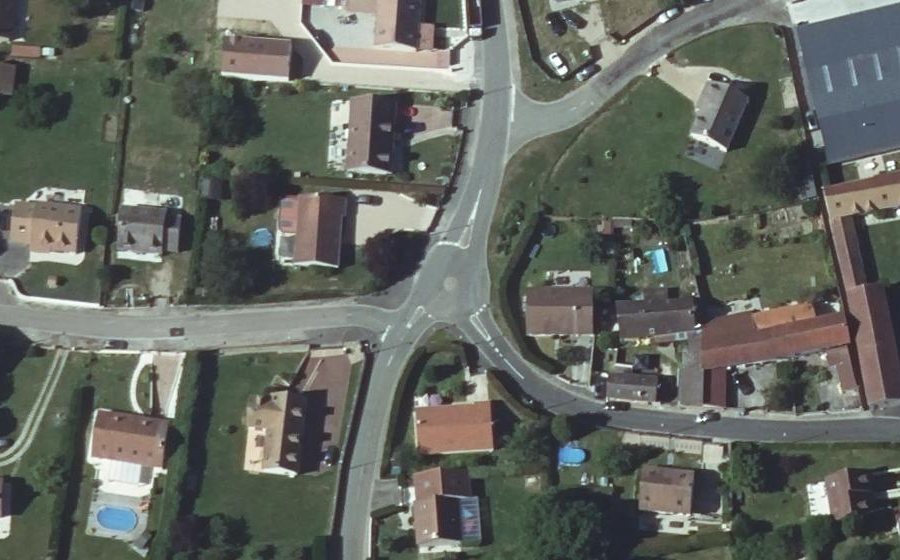 Vue aérienne du Mini-giratoire n°1219373564
