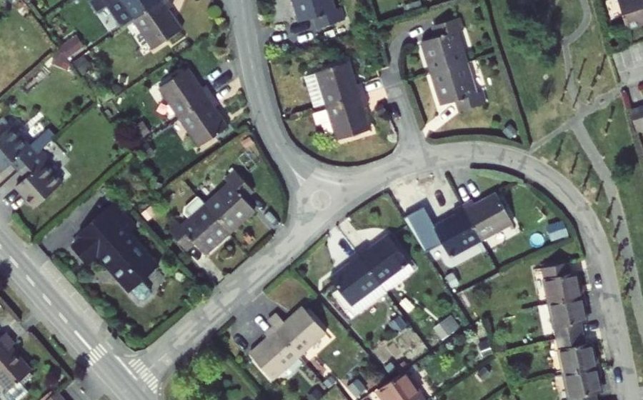 Vue aérienne du Mini-giratoire n°1219583564