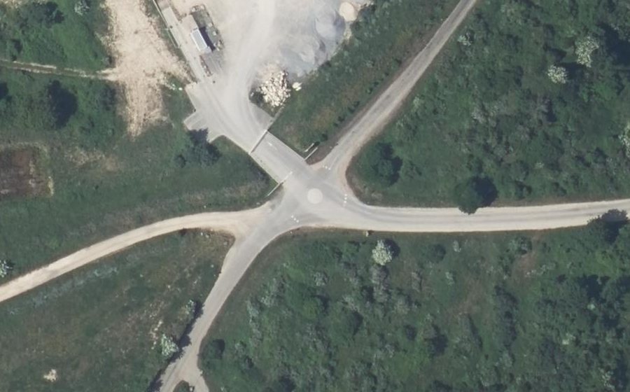 Vue aérienne du Mini-giratoire n°1221496584