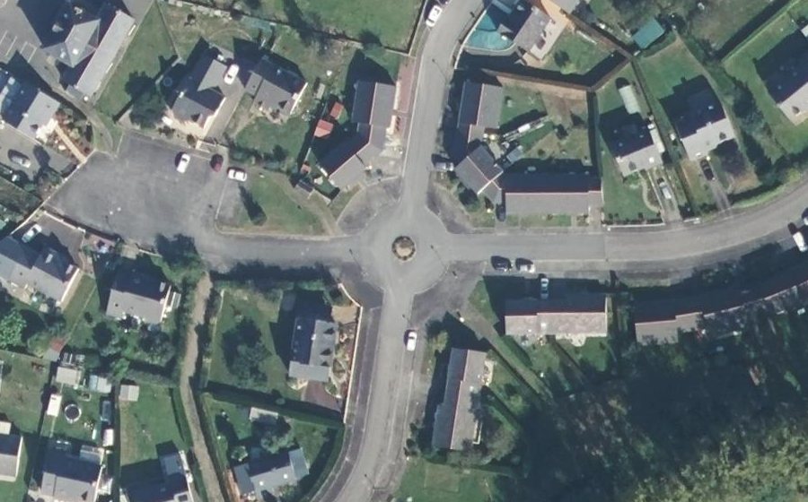 Vue aérienne du Mini-giratoire n°1221534602