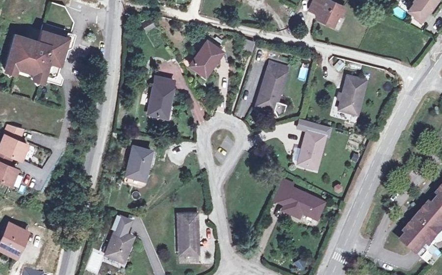 Vue aérienne du Mini-giratoire n°1222163175