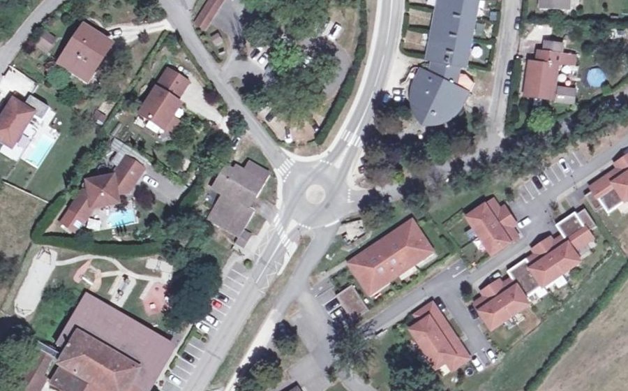 Vue aérienne du Mini-giratoire n°1222227267