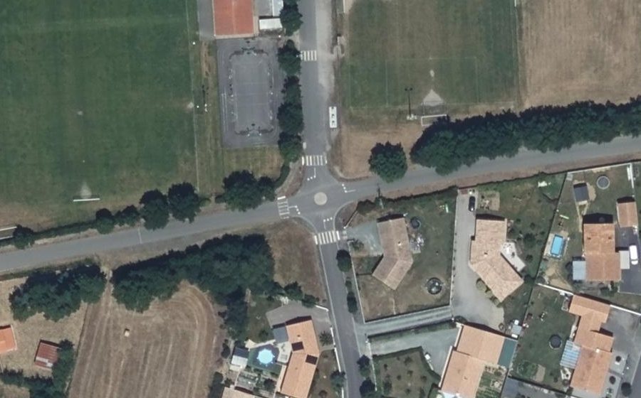 Vue aérienne du Mini-giratoire n°1222275597