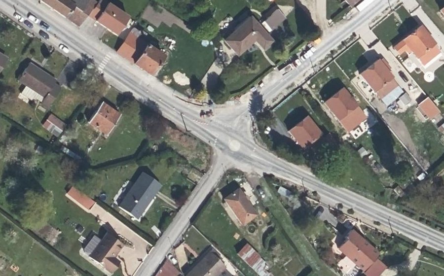Vue aérienne du Mini-giratoire n°1222408299