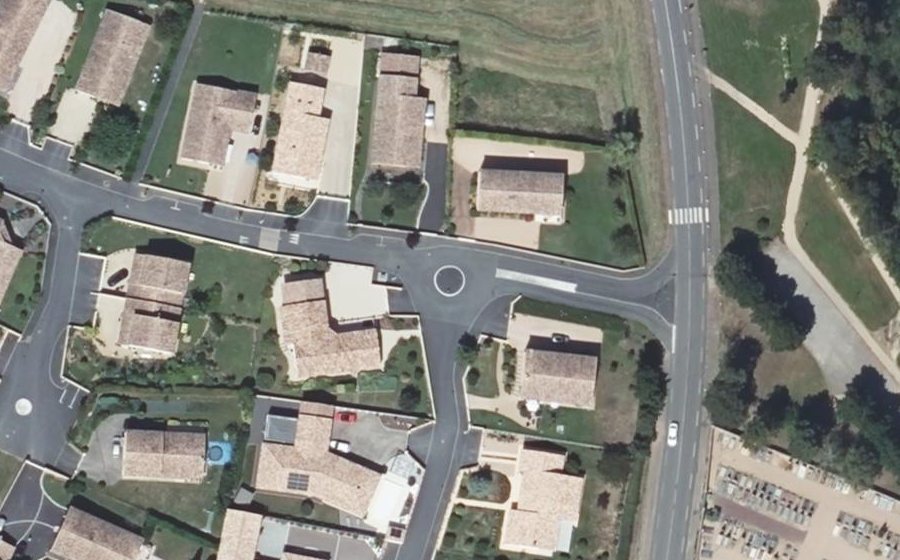 Vue aérienne du Mini-giratoire n°1223103632