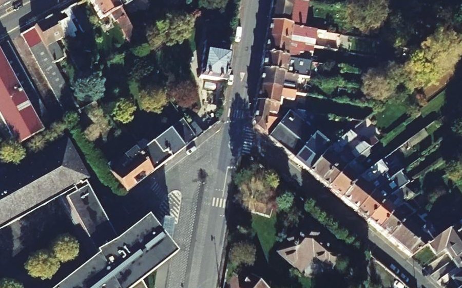 Vue aérienne du Mini-giratoire n°1223703802