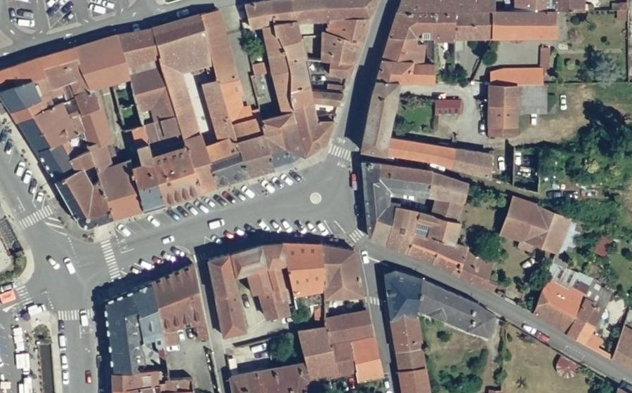 Vue aérienne du Mini-giratoire n°1227786830