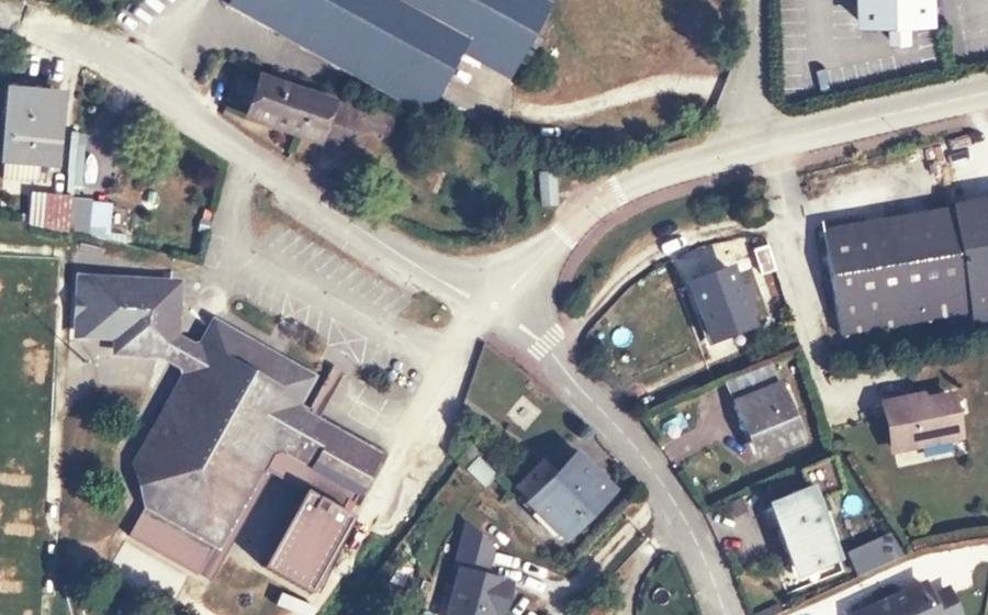 Vue aérienne du Mini-giratoire n°1228052866
