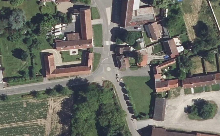 Vue aérienne du Mini-giratoire n°1228243184