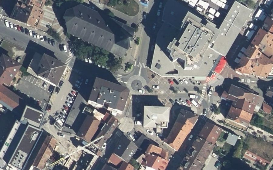 Vue aérienne du Mini-giratoire n°1229201227