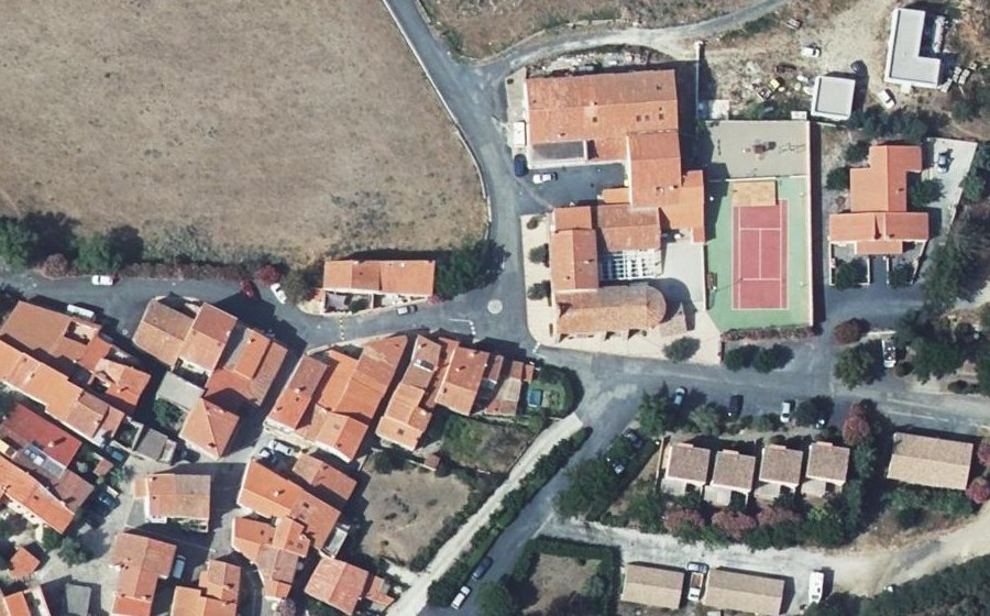 Vue aérienne du Mini-giratoire n°1230579018