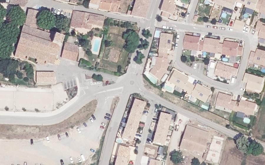 Vue aérienne du Mini-giratoire n°1231007190