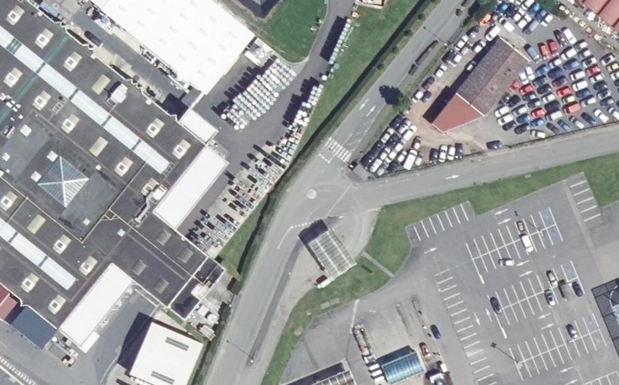 Vue aérienne du Mini-giratoire n°1231552521