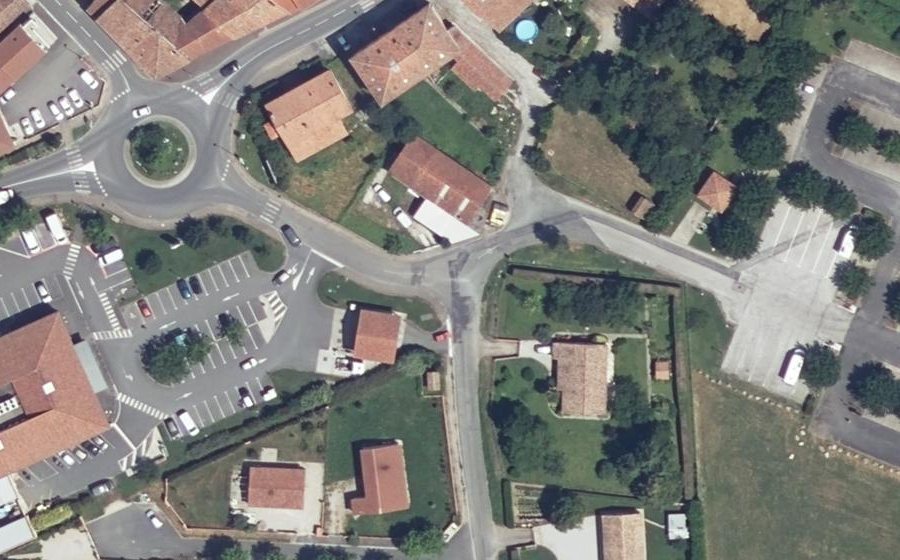 Vue aérienne du Mini-giratoire n°1231892579