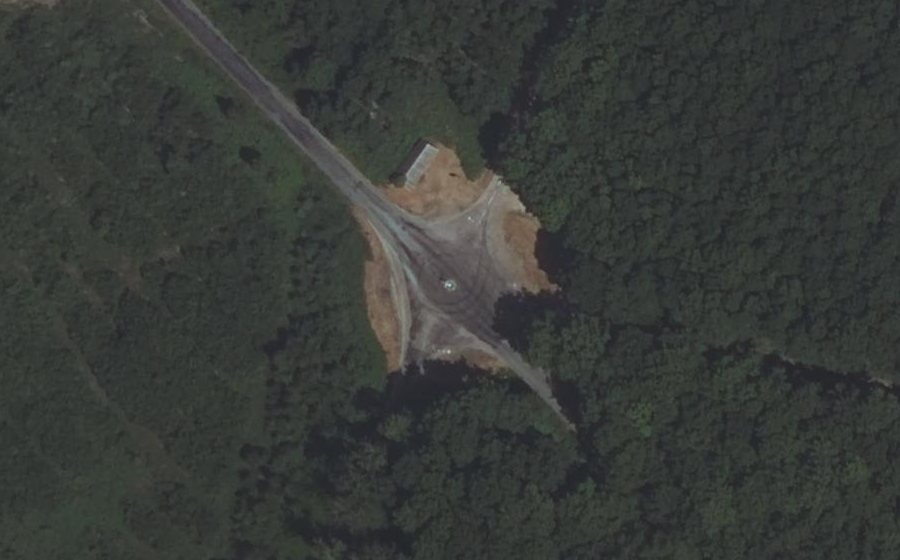 Vue aérienne du Rond Volumiers