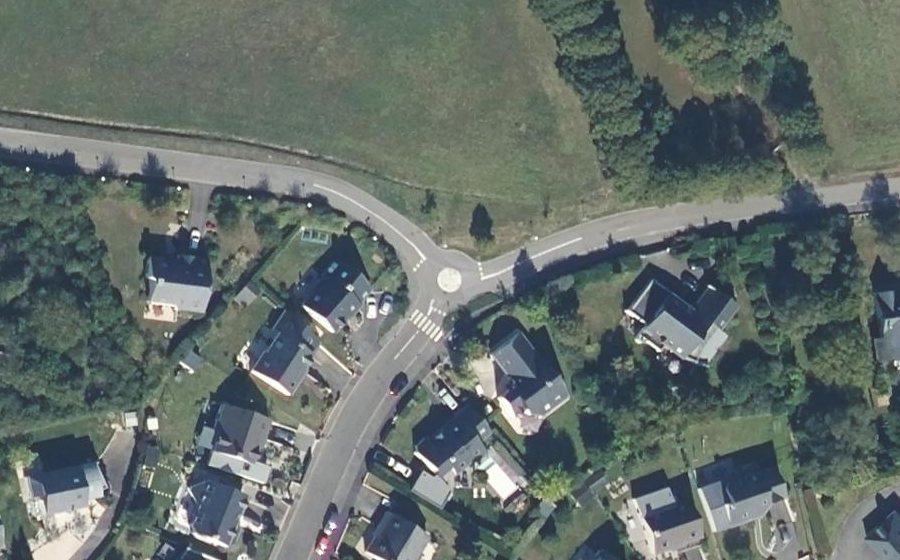 Vue aérienne du Mini-giratoire n°1236519338