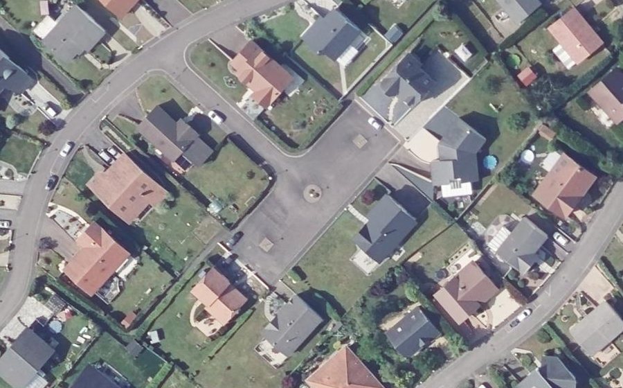 Vue aérienne du Mini-giratoire n°1237572067