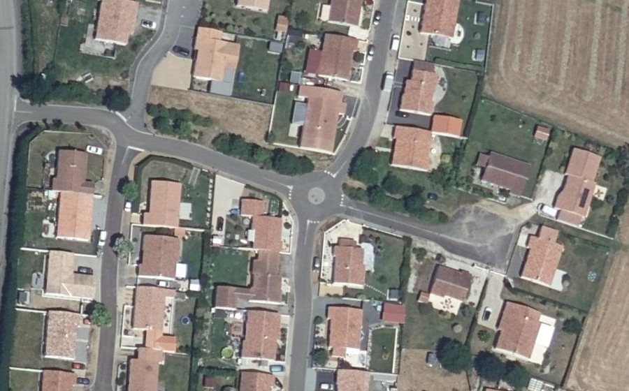 Vue aérienne du Mini-giratoire n°1238105068