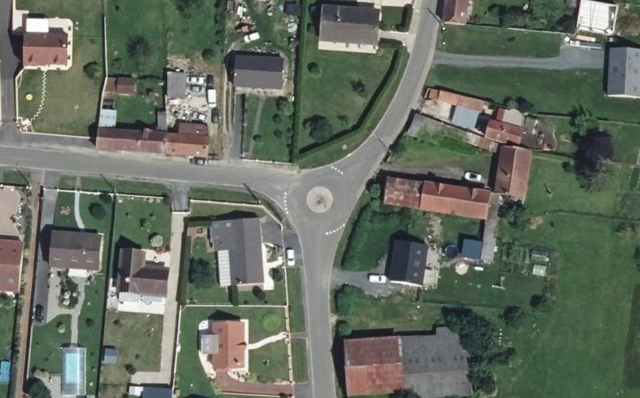 Vue aérienne du Mini-giratoire n°1238209304