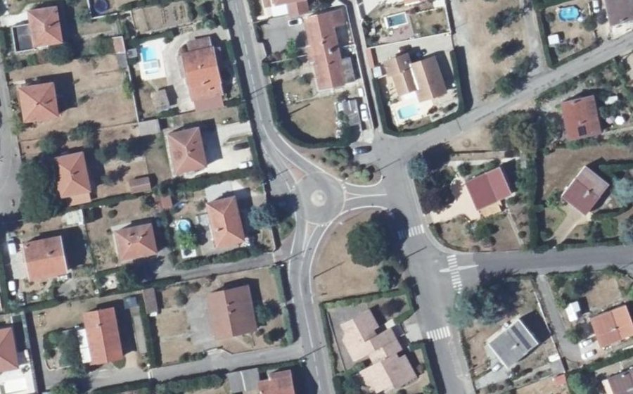 Vue aérienne du Mini-giratoire n°1239633666