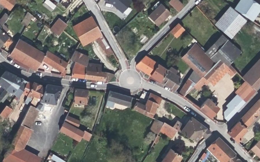 Vue aérienne du Mini-giratoire n°1240187345