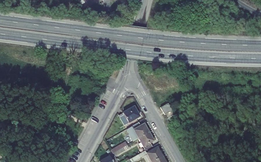 Vue aérienne du Mini-giratoire n°1240234816