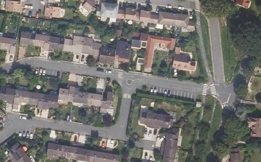 Vue aérienne du Mini-giratoire n°1240997248