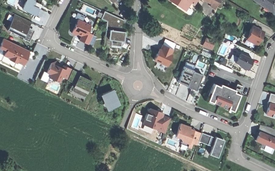 Vue aérienne du Mini-giratoire n°1243063918