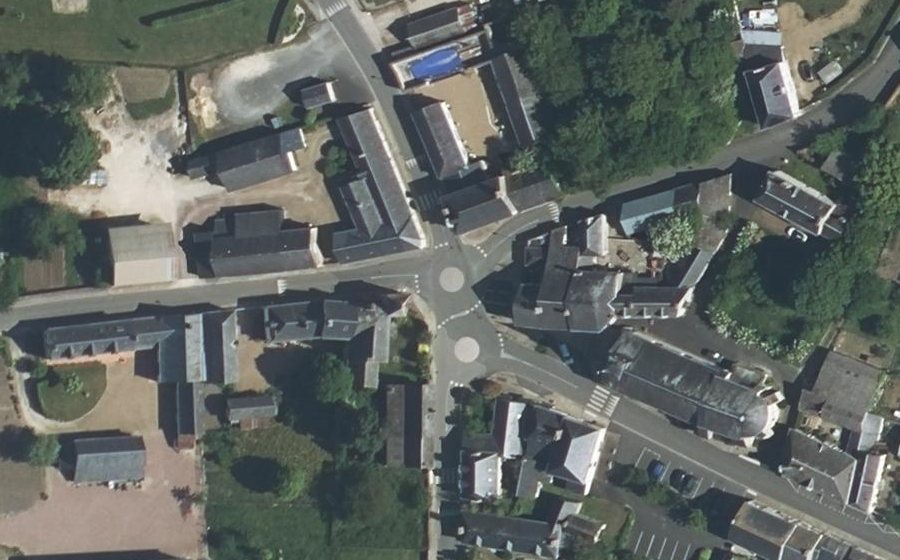 Vue aérienne du Mini-giratoire n°1243392087