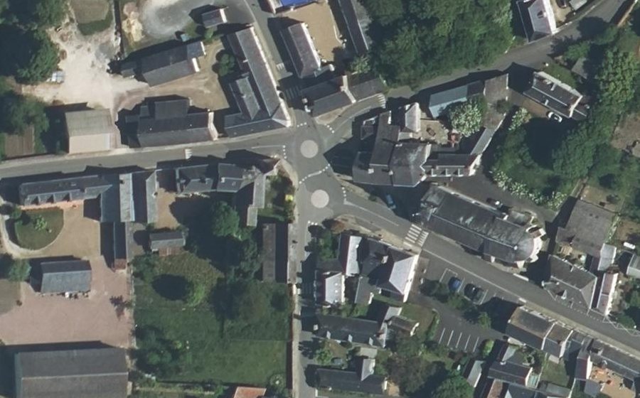 Vue aérienne du Mini-giratoire n°1243749658