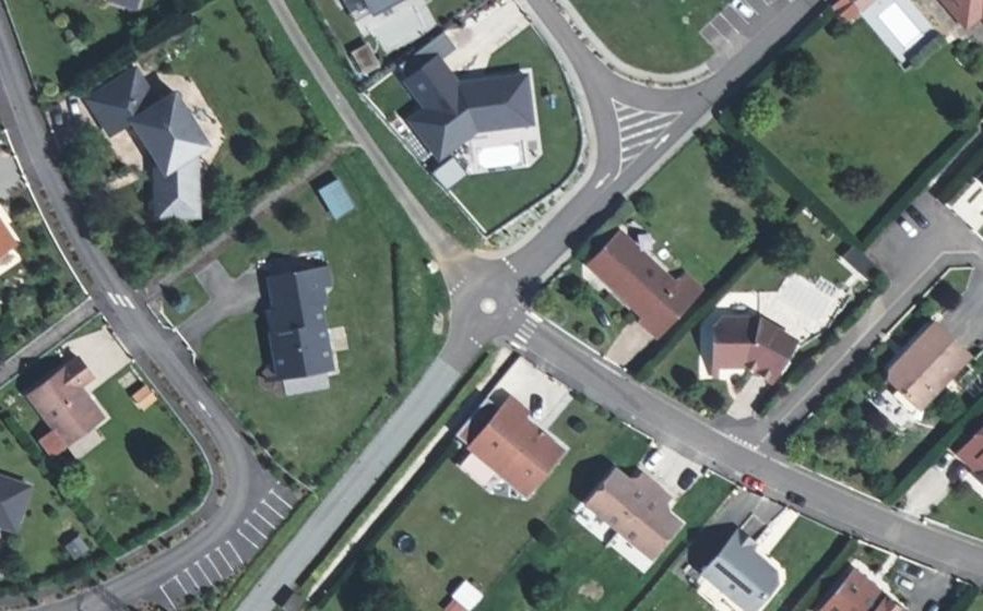 Vue aérienne du Mini-giratoire n°1244213780