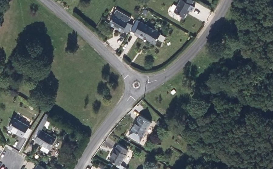 Vue aérienne du Mini-giratoire n°1244686931