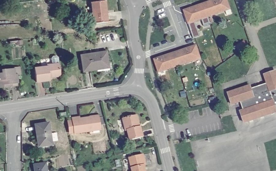 Vue aérienne du Mini-giratoire n°1245562572