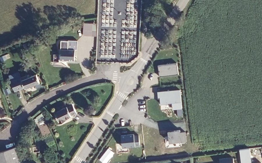 Vue aérienne du Mini-giratoire n°1246986065