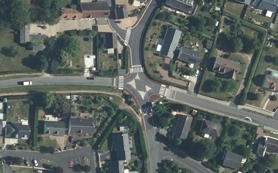Vue aérienne du Mini-giratoire n°1247491010